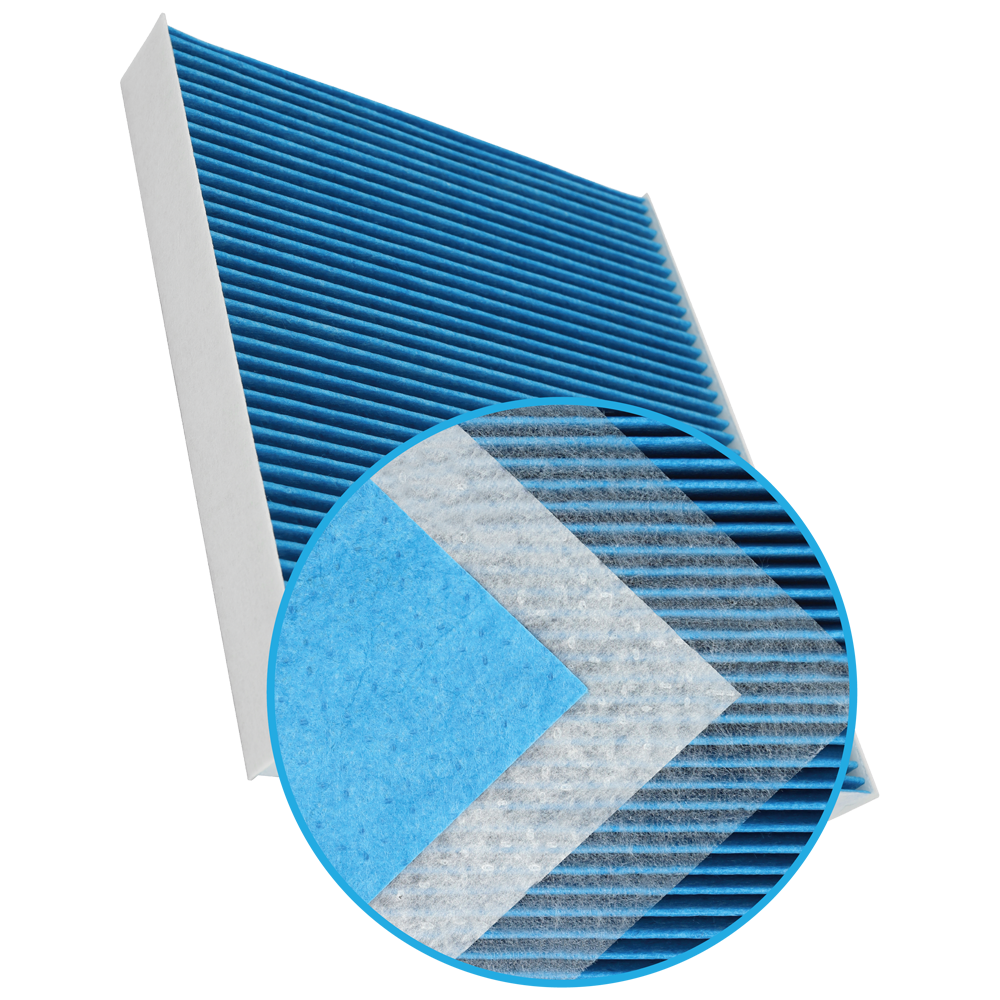 структура фильтров повышенной пылеёмкости NORDFIL NEO PROTECT
